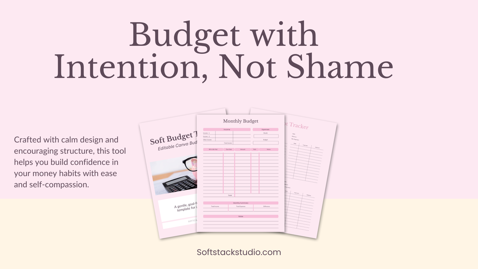 Soft Stack Monthly Budget Planner