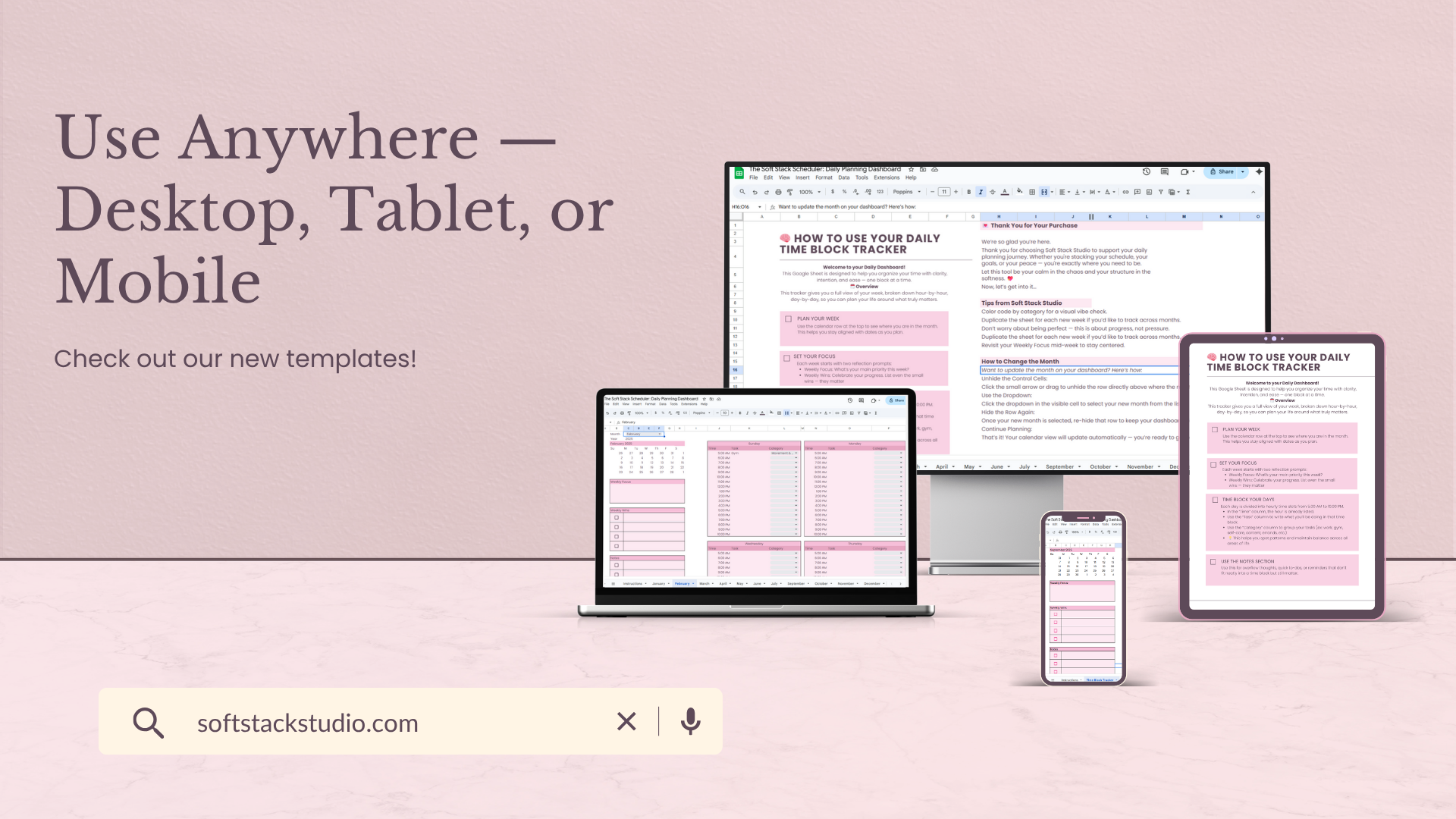 The Soft Stack Scheduler: Google Sheets Daily Planning Dashboard