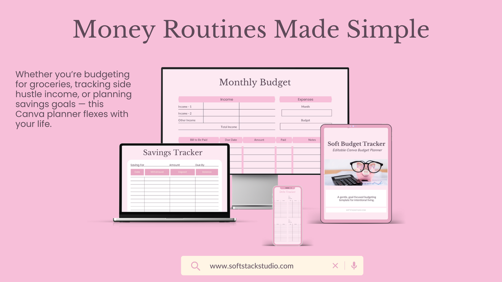 Soft Stack Monthly Budget Planner